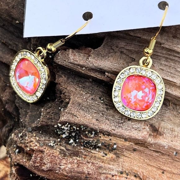 Handcrafted earrings with Swarovski crystal - Picture 2 of 5